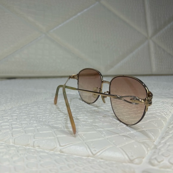 CELINE Oval Sunglasses Titan with Frames 54016-135 - Picture 5 of 13